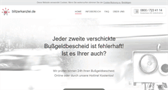 Desktop Screenshot of blitzerkanzlei.de